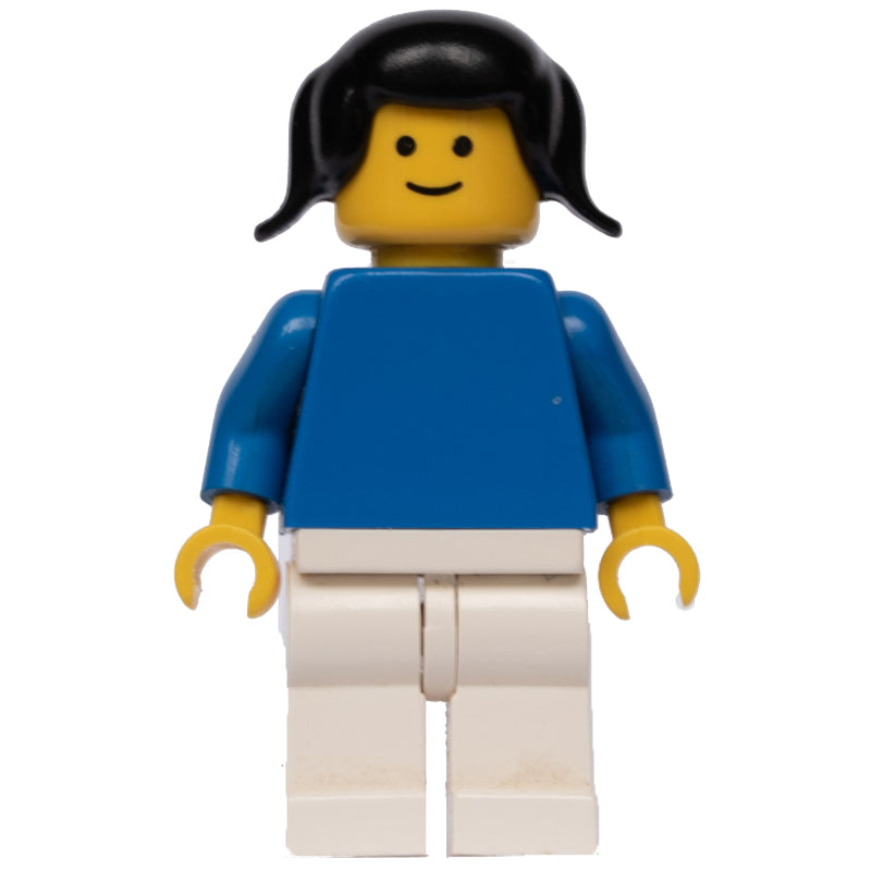 fig-005119 – Woman - Blue Torso, White Legs, Black tails