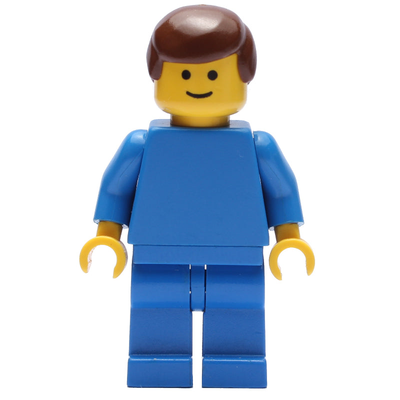 fig-005121 – Man - Blue Torso, Blue Legs, Brown Hair