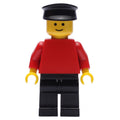 fig-005123 – Man - Red Torso, Black Legs, Black Hat