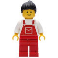 fig-005147 – Woman - White Torso, Red Overall