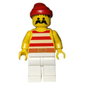 fig-005157 – Pirate - Red Stripes, White Legs, Red Bandana, 3626b
