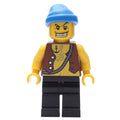 fig-005207 – Pirate - Anchor Tattoo, Black Legs, Blue Bandana, Gold Tooth