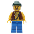 fig-005208 – Pirate - Anchor Tattoo, Blue Legs, Dark Green Bandana
