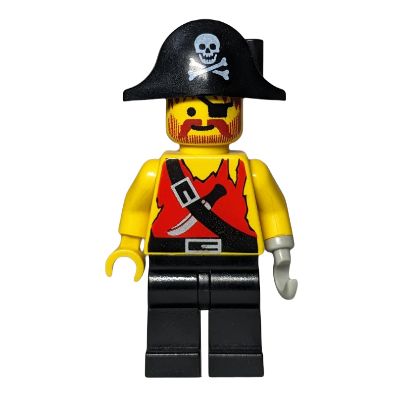 fig-005218 – Pirate - Shirt with Knife, Black Legs, Black Bicorne