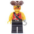 fig-005219 – Pirate - Shirt with Knife, Black Legs, Brown Tricorne