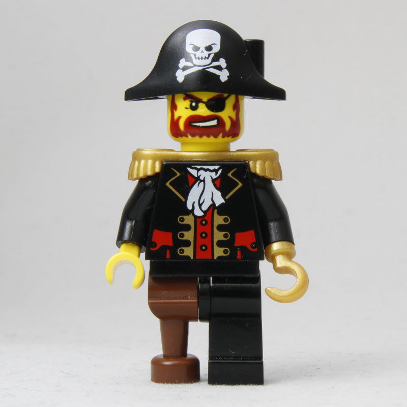 fig-005229 – Pirate - Captain, Pearl Gold Hook, Bicorne with Skull