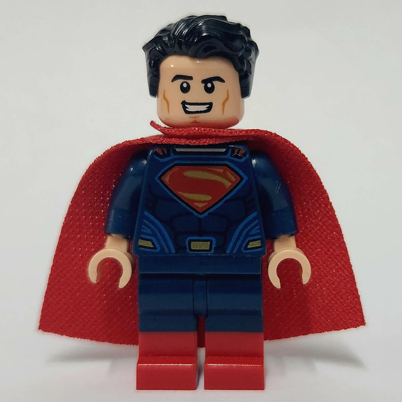 fig-005230 – Superman in Dark Blue Suit with Dual Molded Legs with Red Boots