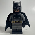 fig-005232 – Batman, Dark Bluish Gray Suit, Black Cape and Cowl, Black Head, Black Boots, Large Batman Logo