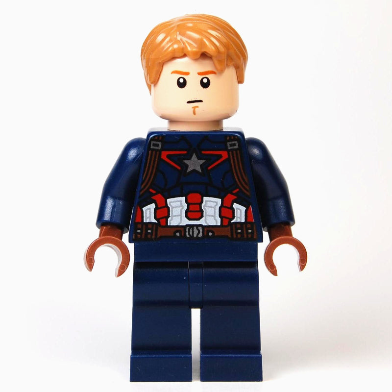 fig-005241 – Captain America with Hair and Dark Orange Eyebrows