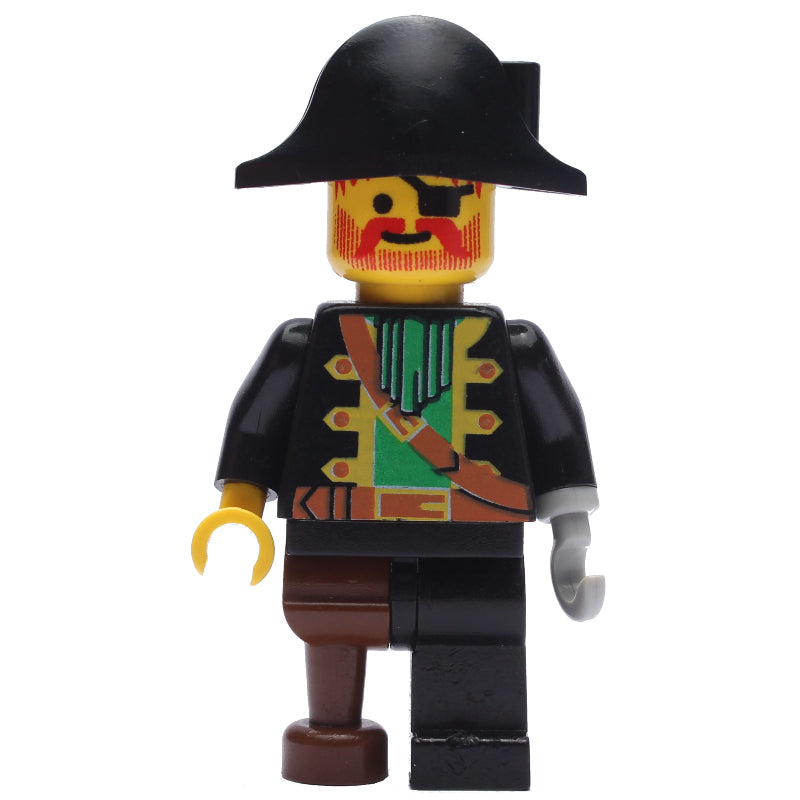 fig-005242 – Pirate - Captain, Light Gray Hook, Bicorne