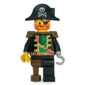 fig-005262 – Pirate - Captain, Light Gray Hook, Bicorne with Skull, 3626b
