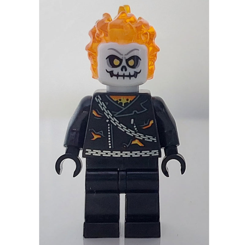fig-005337 – Ghost Rider, White Head, Torn Jacket