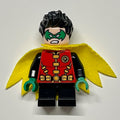 fig-005474 – Robin with Green Eyemask and Hands, Short Legs, and Yellow Cape