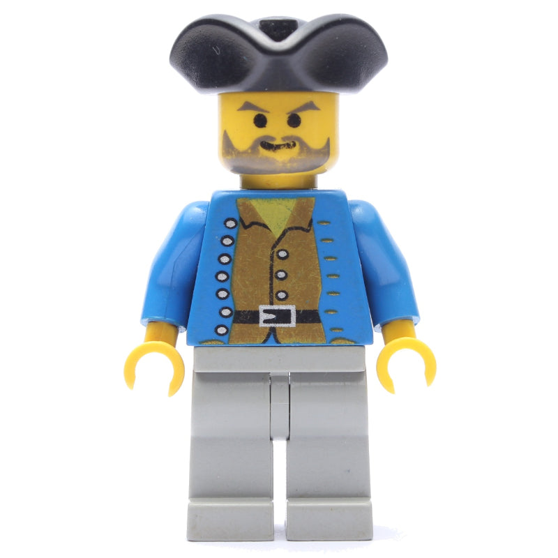 fig-005523 – Pirate - Brown Shirt, Light Gray Legs, Black Tricorne