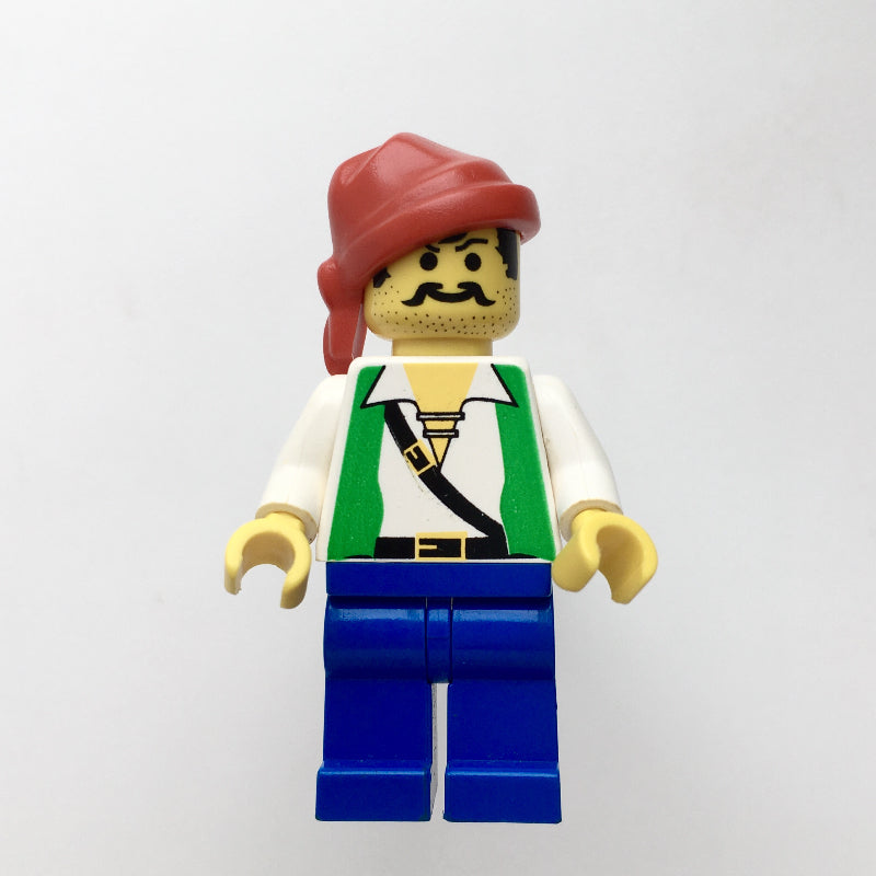 fig-005540 – Pirate - Green Vest, Blue Legs, Red Bandana