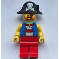 fig-005565 – Pirate - Blue Vest, Red Legs, Black Bicorne