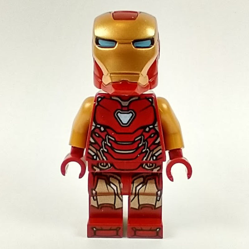 fig-005574 – Iron Man Mark 85 Armor, Pearl Gold Arms, Rounded Helmet