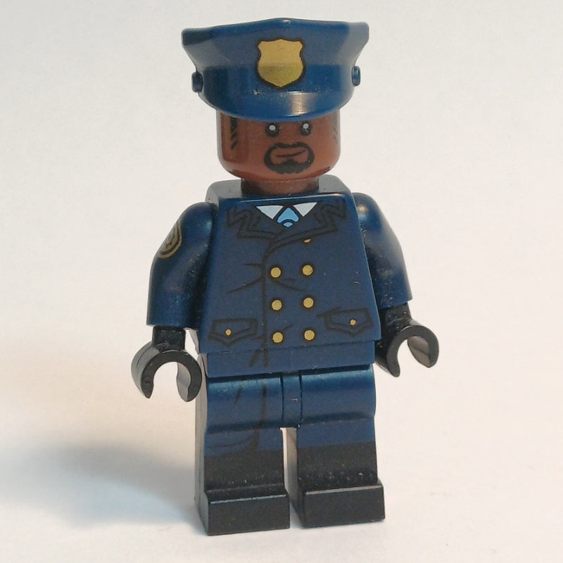 fig-005614 – GCPD Officer in Dark Blue Police Hat with Gold Badge