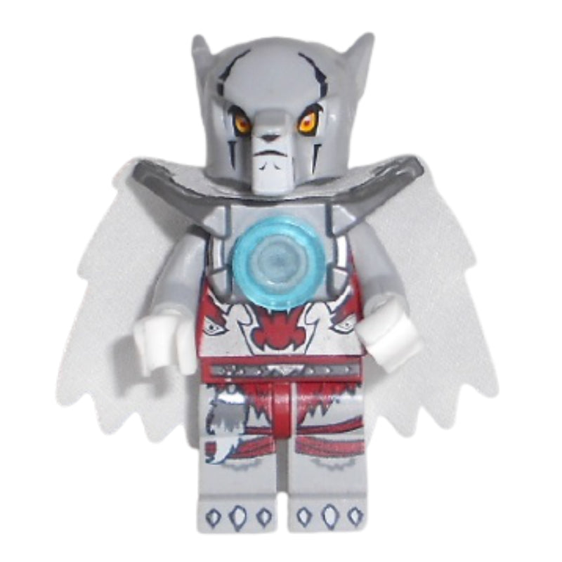 fig-005640 – Worriz with Flat Silver Shoulder Armor, and Cape