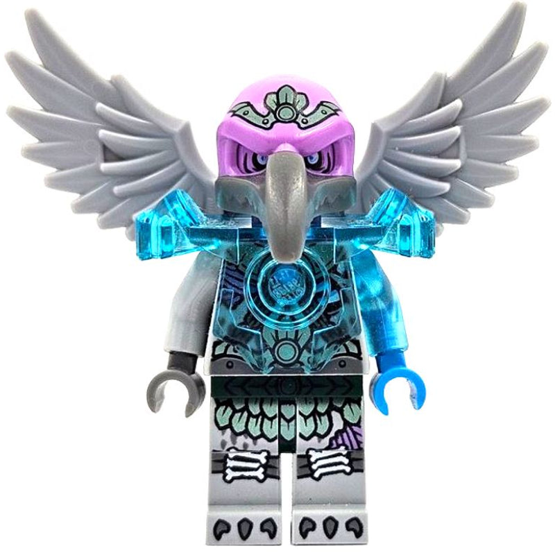 fig-005700 – Vardy with Trans-Light Blue Shoulder Armor (with 15712 Tile with Clip)