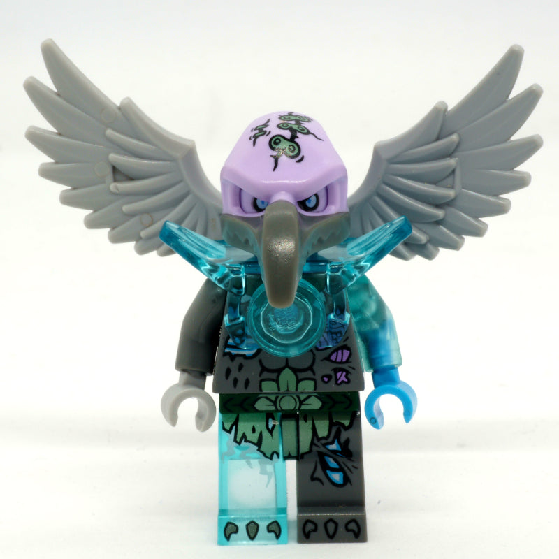 fig-005701 – Vornon with Trans-Light Blue Shoulder Armor (with 15712 Tile with Clip)