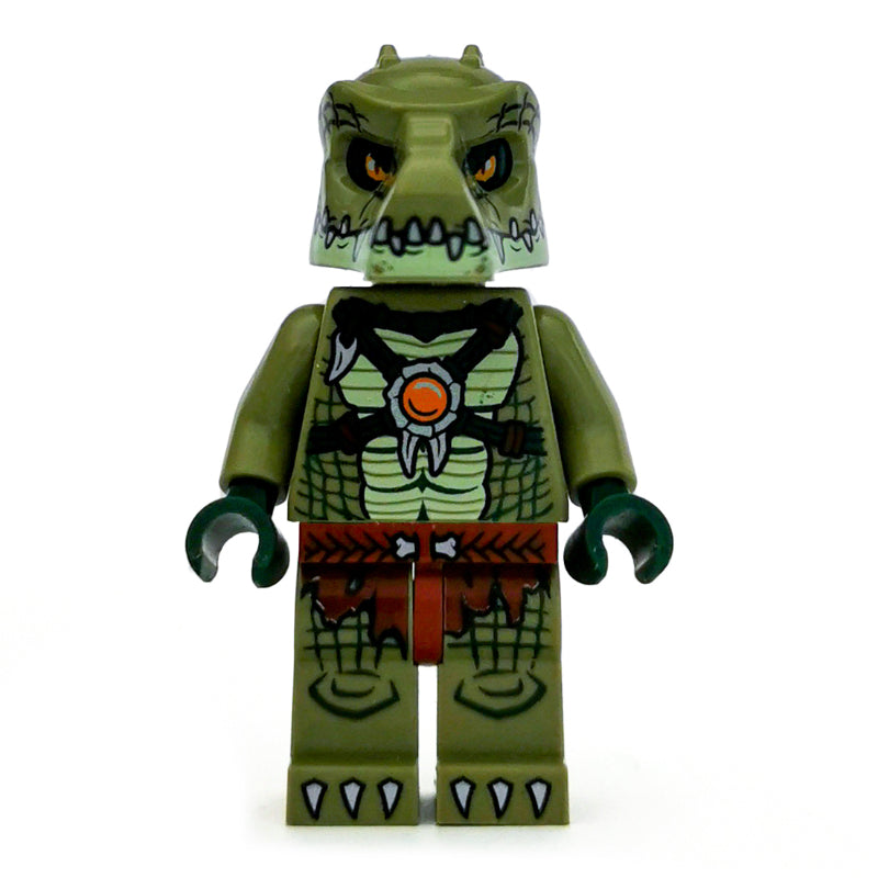 fig-005724 – Crocodile Warrior with Yellowish Green Jaw
