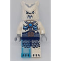 fig-005729 – Ice Bear Warrior with Trans-Light Blue Right Leg
