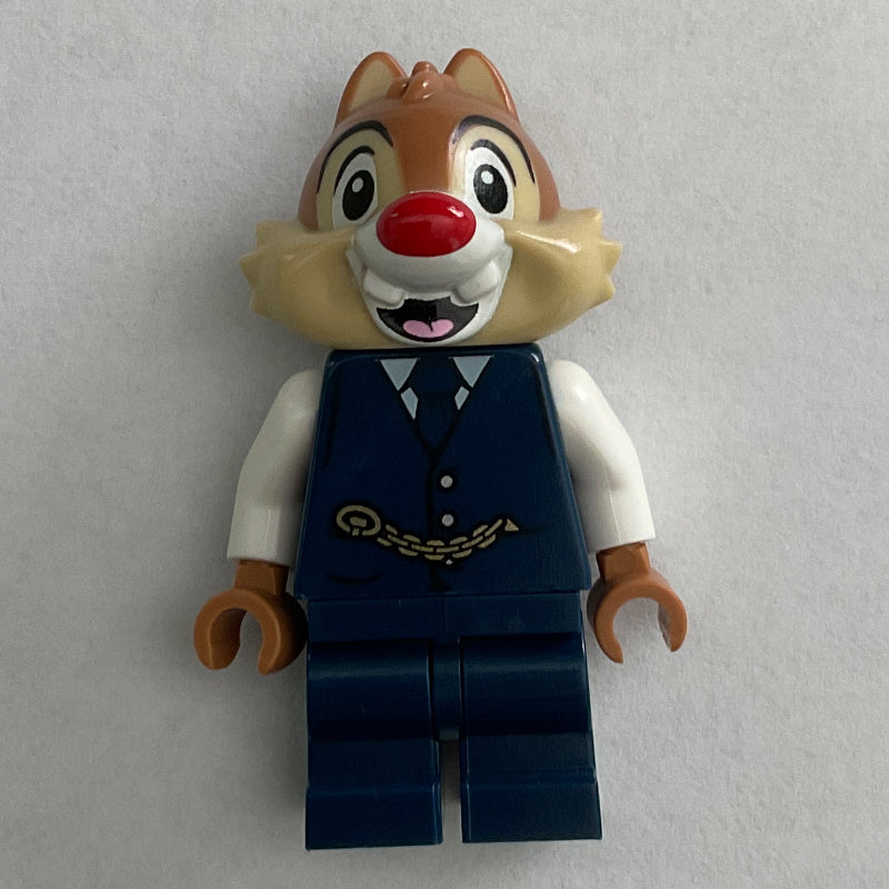 fig-005750 – Dale in Dark Blue Vest with Pocket Watch Chain