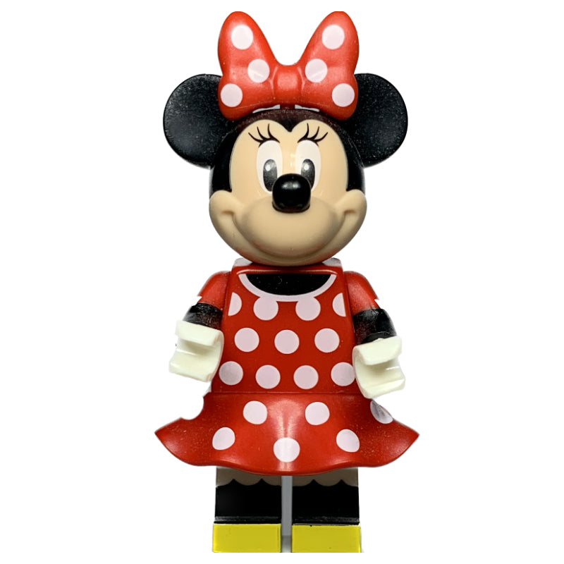 fig-005754 – Minnie Mouse with Red with White Spots Dress and Bow