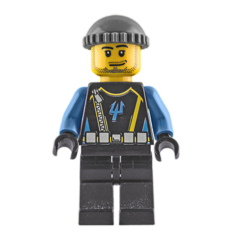 fig-005766 – Aquaraider Diver 5 with Dark Bluish Gray Hat