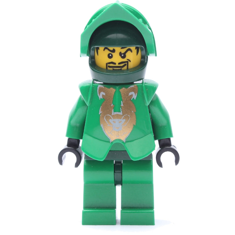 fig-005777 – Rascus with Plain Green Torso, Gold Pattern Armor, and Dark Green Hips and Helmet