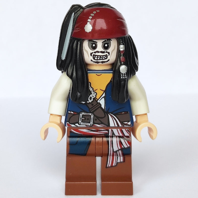 fig-005796 – Captain Jack Sparrow with Skeleton Face - 3626b Head
