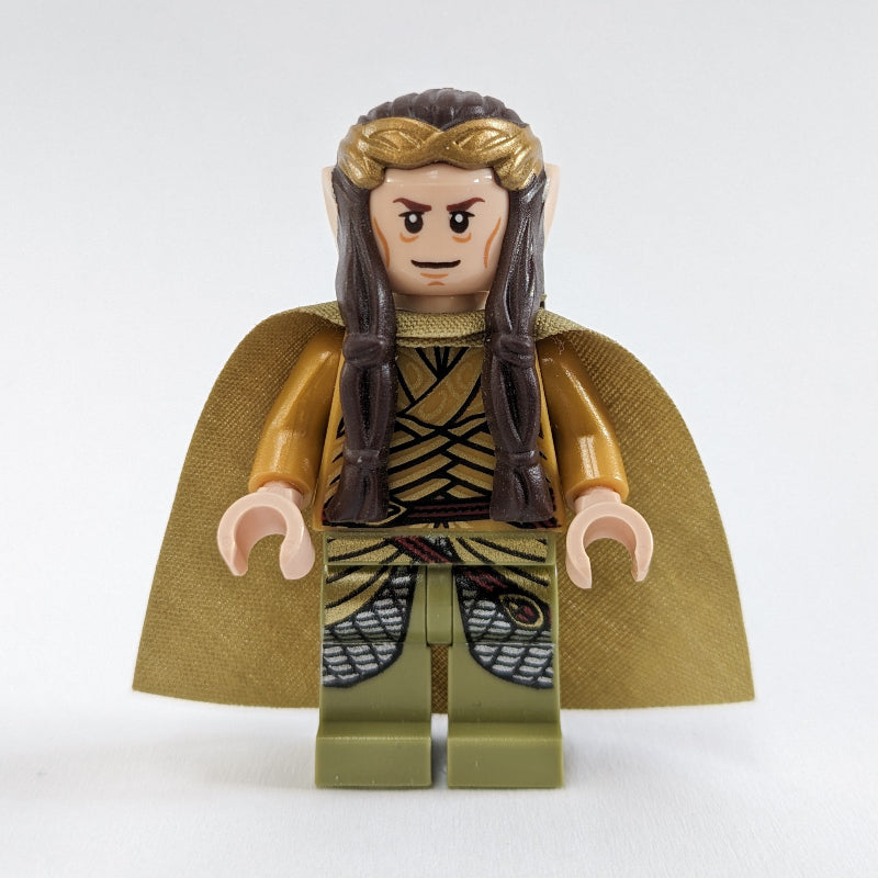 fig-005941 – Elrond - Crown, Olive Green Cape