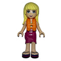 fig-005953 – Stephanie - Lime Bikini, Magenta Skirt and Life Jacket