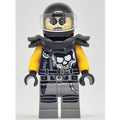 fig-005964 – Chopper Maroon with Black Helmet and Shoulder Armor