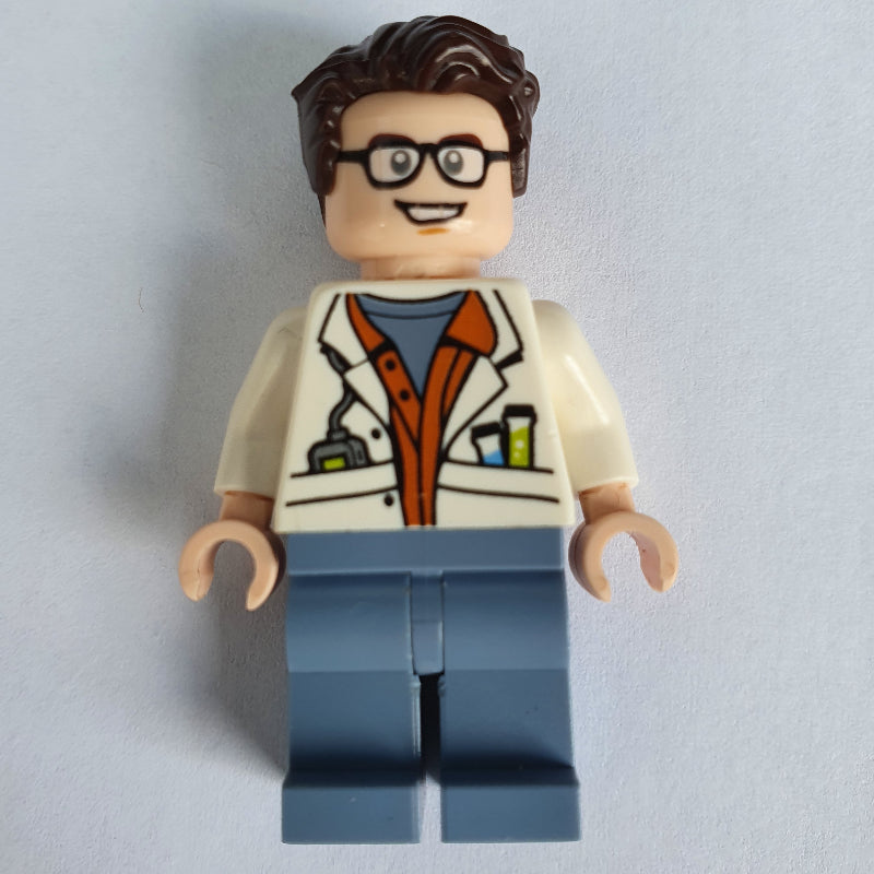 fig-005967 – Scientist with Dark Brown Hair and Glasses