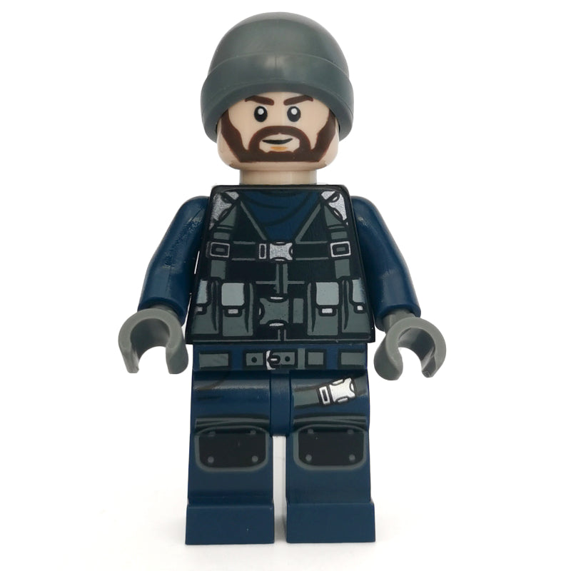 fig-005972 – Guard in Dark Bluish Gray Beanie Hat