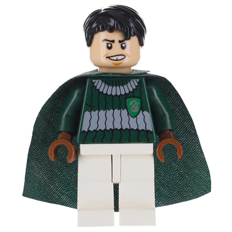 fig-006079 – Marcus Flint, Dark Green, Dark Bluish Gray, and White Slytherin Quidditch Uniform - 3626c Head