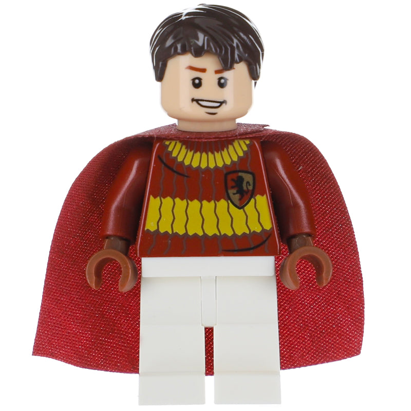 fig-006082 – Oliver Wood, Dark Red, Yellow, and White Gryffindor Quidditch Uniform