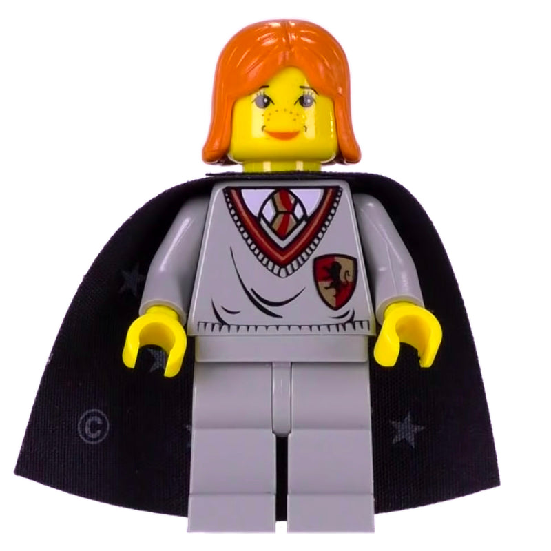 fig-006091 – Ginny Weasley, Yellow Skin, Gryffindor Sweater with Crest, Cape with Stars