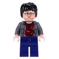 fig-006108 – Harry Potter, Open Dark Bluish Gray Jacket over Dark Red Shirt, Dark Blue Legs