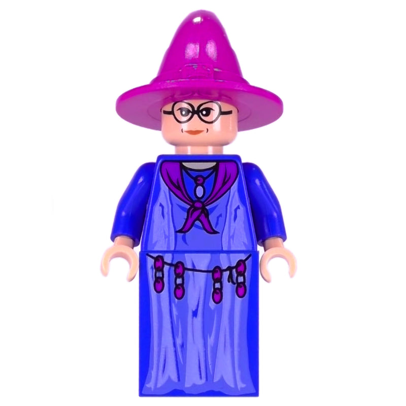 fig-006110 – Professor Sybill Trelawney, Blue Robe, Light Purple Hat