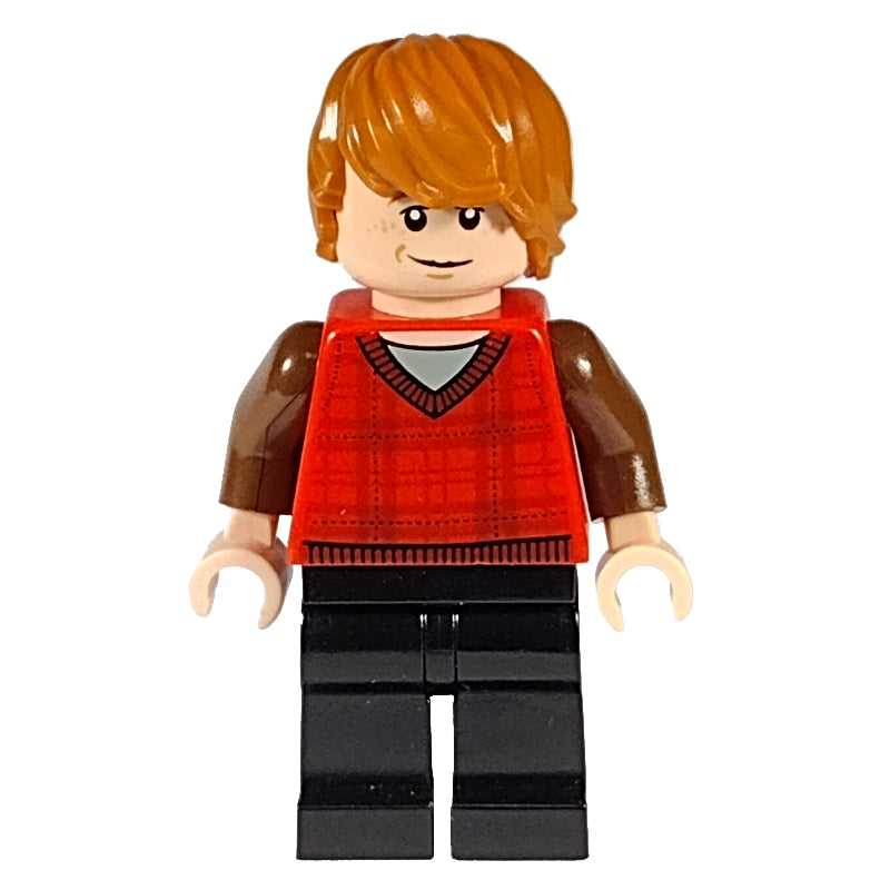 fig-006132 – Ron Weasley, Red Tartan Sweater Vest, Black Legs