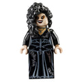 fig-006137 – Bellatrix Lestrange, Black Dress, Printed Skirt