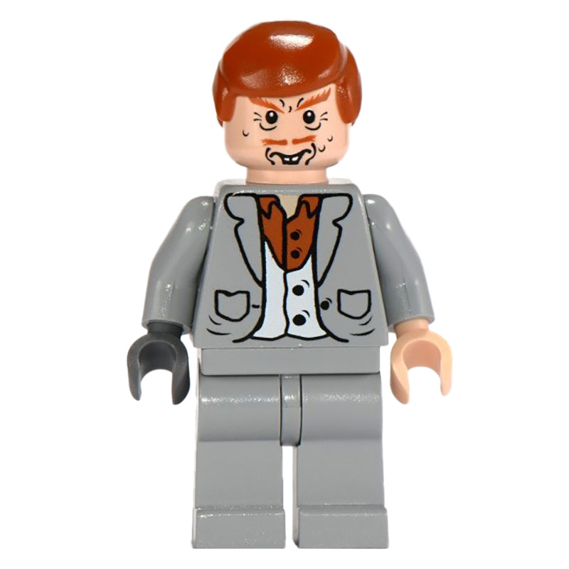 fig-006148 – Peter Pettigrew, Light Bluish Gray Suit, Dark Orange Hair