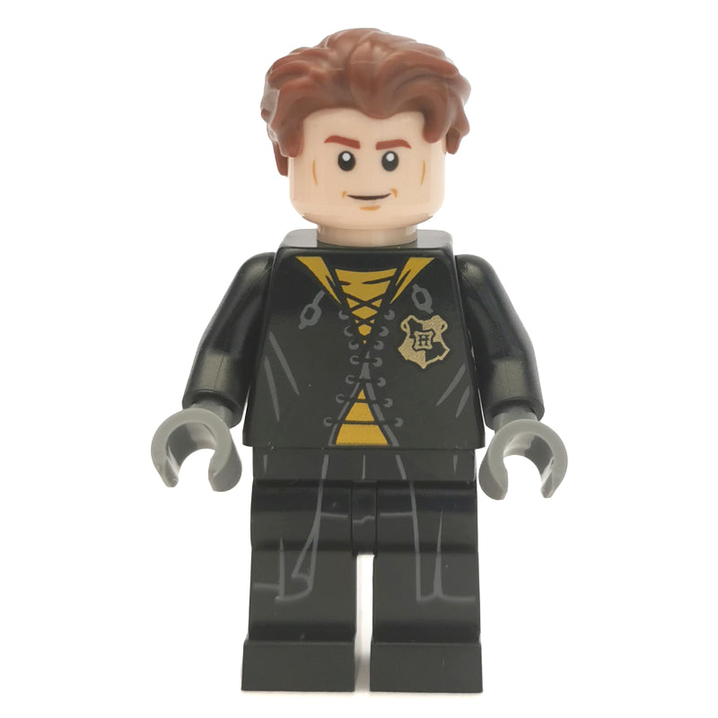 fig-006169 – Cedric Diggory, Long Black Robe over Yellow Shirt, Shirt Tails