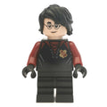fig-006171 – Harry Potter, Tournament Uniform Black and Dark Red with Hogwarts Crest, Medium Legs