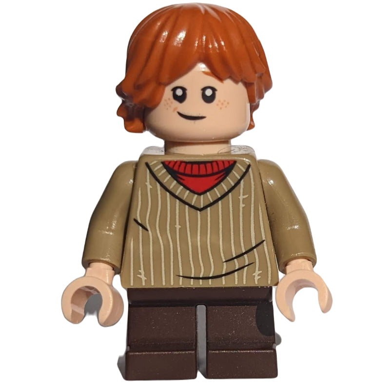 fig-006194 – Ron Weasley, Dark Tan Sweater with Stripes, Short Legs