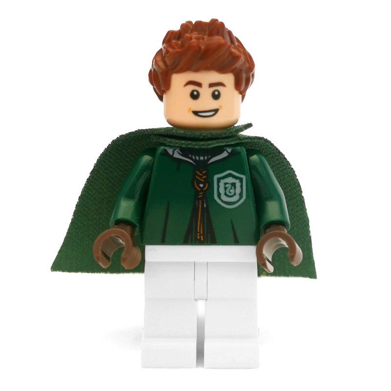 fig-006227 – Lucian Bole, Dark Green and White Slytherin Quidditch Uniform