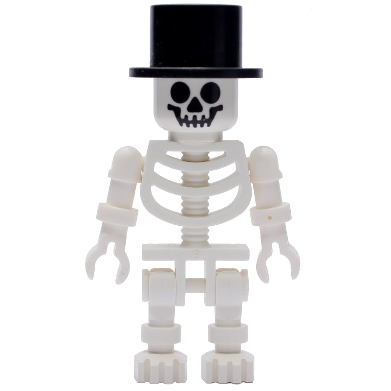 fig-006244 – Skeleton, Standard Face, Top Hat, Ball Joint Arms